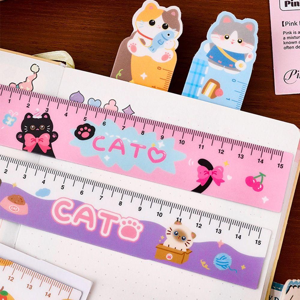 Cat Magnetic Bookmark Stationery Pagination Mark Creative Book Markers  School Office Supplies