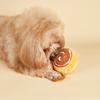 Cinnamon Roll Design Squeaky Plush Dog Toy for Pet , Vivid Soft Stuffing Lovely Squishys Squishi Squeeze Food Collection Pet Toy
