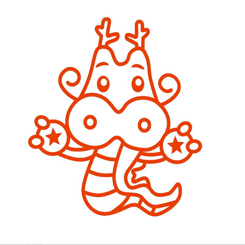 Zodiac Animal Stamps: Ox, Rat, Rabbit, Dragon, Pig, Tiger, Snake, Horse - Cartoon Stamps for Kids