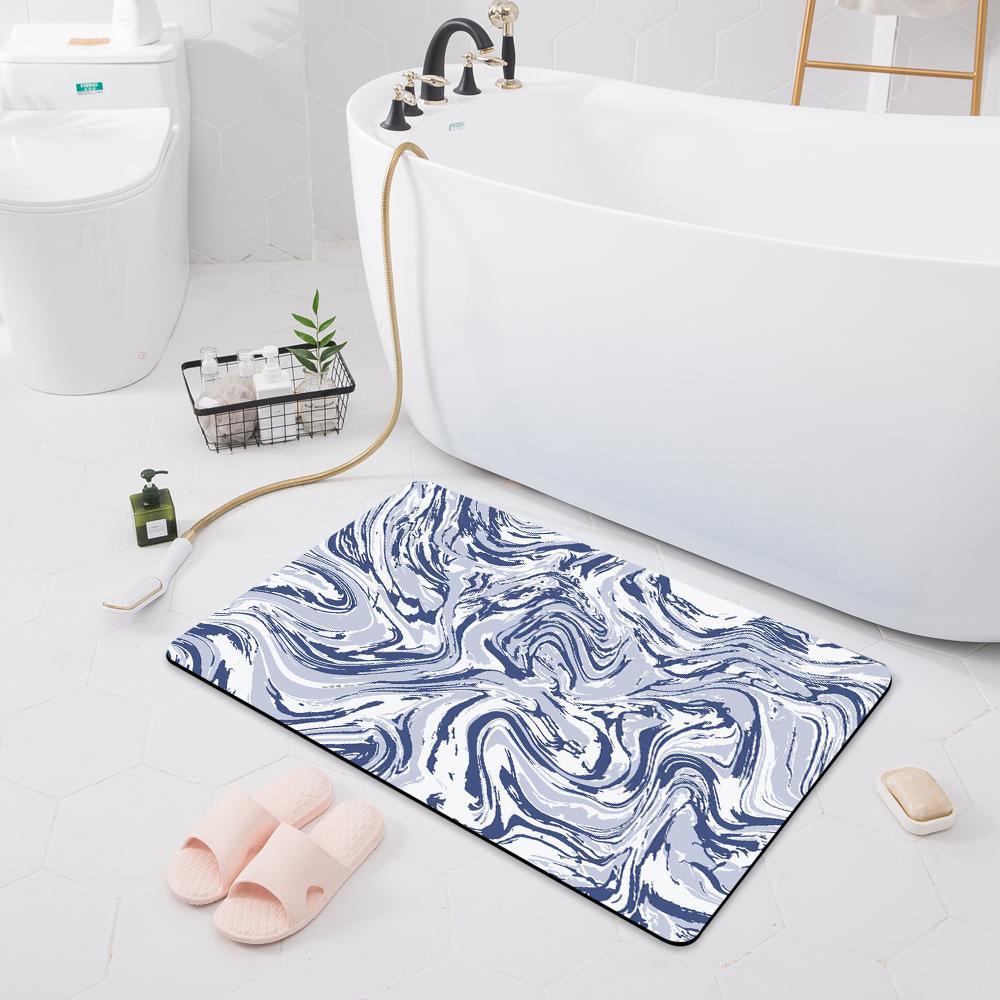 Non-slip Absorbent Mat Entry Door Mat Bathroom Shower Carpet Home Bathroom Bedroom Floor Kitchen Carpet