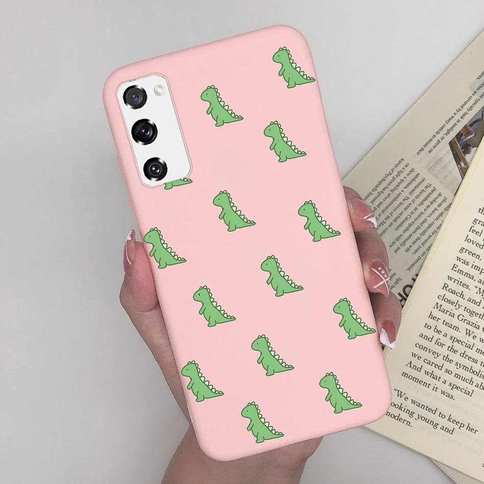 Case for Fundas Samsung Galaxy S20 FE S 20 FE S20FE Case Samsung S20 FE Phone Silicone Flower Cute Soft Back Cover Cases Bumper