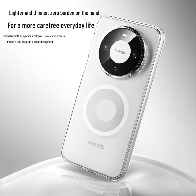 BIAZE Magnetic Ice Crystal Transparent Case for Huawei Mate 80/80 Pro