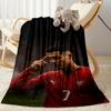 Cristiano Ronaldo Blanket Ultrasoft Suitable For Sofa Office Chair Seaside Four Seasons Universal Stylish Decor
