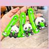 Charming Chengdu Panda Silicone Keychain Fun Cartoon Accessory Ideal For All Occasions