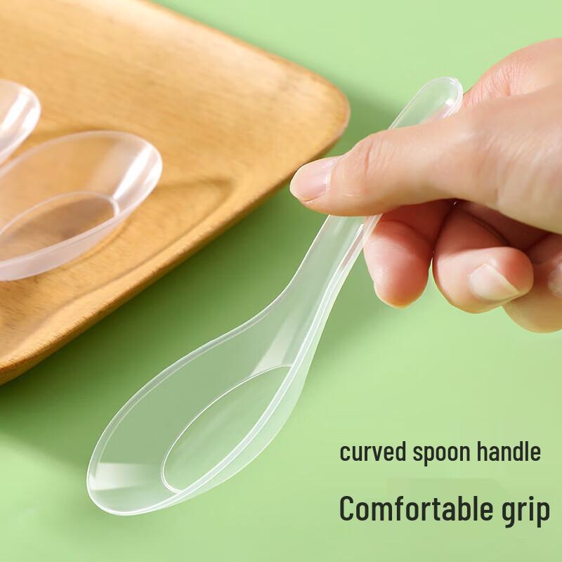 Meiliya Disposable Soup Spoons 50-Pack