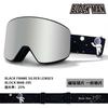 Magnetic Ski Goggles Double Lens Anti-Fog Windproof Snow Sports Eyewear Adults With Prescription Compatibility