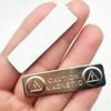 10 шт. Металлический значок Брошь Украшение Прочное крепление Именные бирки для женщин Мужчин Рабочий значок Металлическая застежка Аксессуары для карточек с номерами
