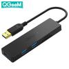 QGeeM USB-концентратор 3,0, адаптер для чтения карт, USB-разветвитель для ноутбуков Xiaomi, Macbook Pro 2015 5, USB 3,0-концентратор для ПК, компьютерные аксессуары