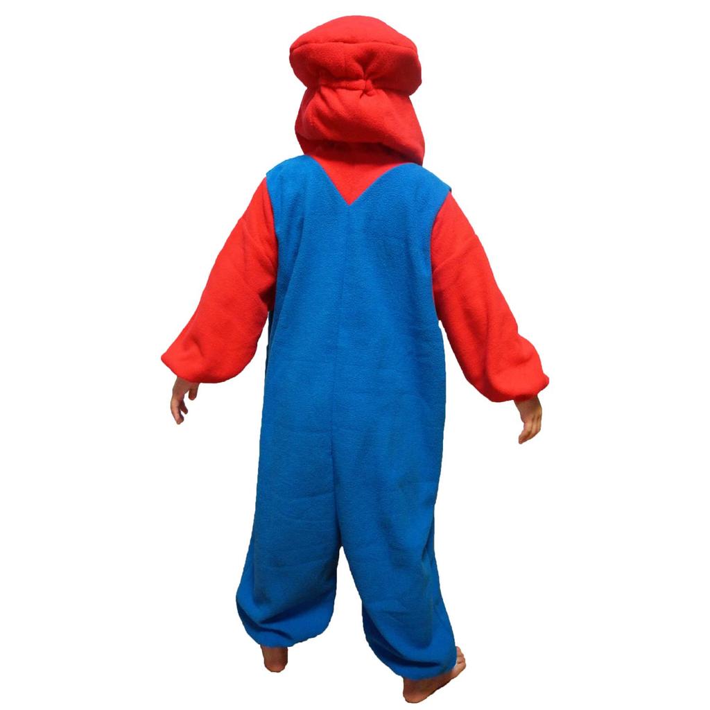 SAZAC Fleece Kigurumi Super Mario Mario for Kids BAN-057H 130cm