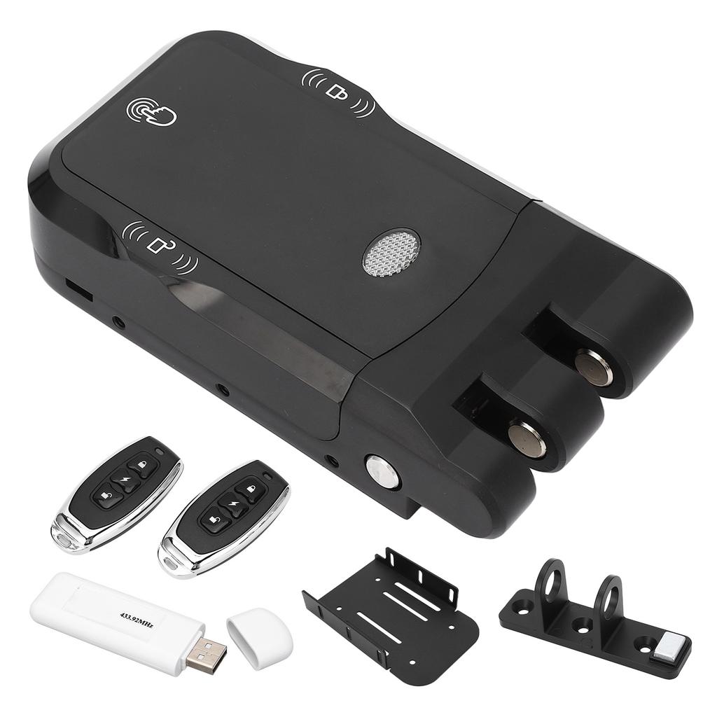 Smart Door Lock Wireless Keyless Invisible Electronic Lock Home Security Remote Control Deadbolt