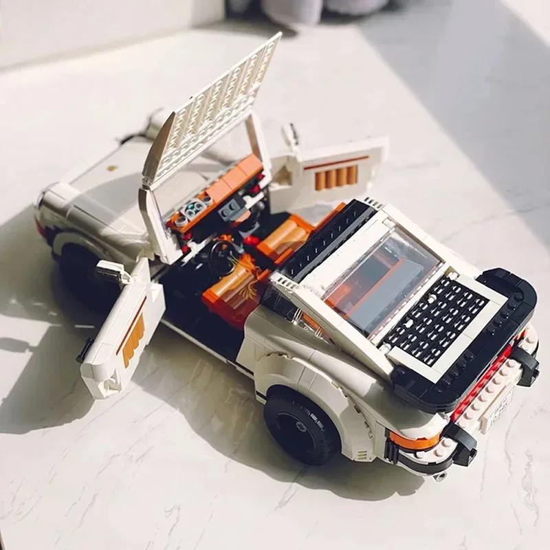 1458PCS Technical Retro Car Model 10295 Building Blocks Set 2in1 Race Classic Model Kit for Adults and Teens Toys Christmas Gift