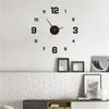 3D Luminous Wall Clock Frameless Acrylic DIY Digital Clock Wall Stickers Mute Clock for Living Room Bedroom Office Wall Decor