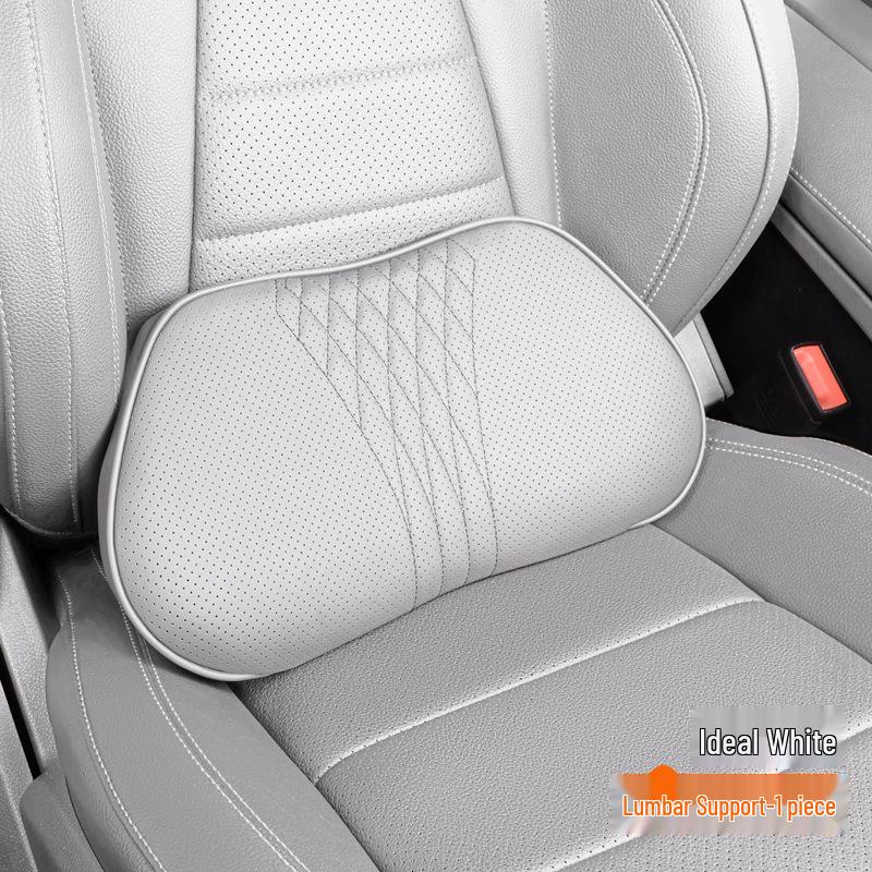 Jordani Premium Memory Foam Car Headrest & Lumbar Support Pillow