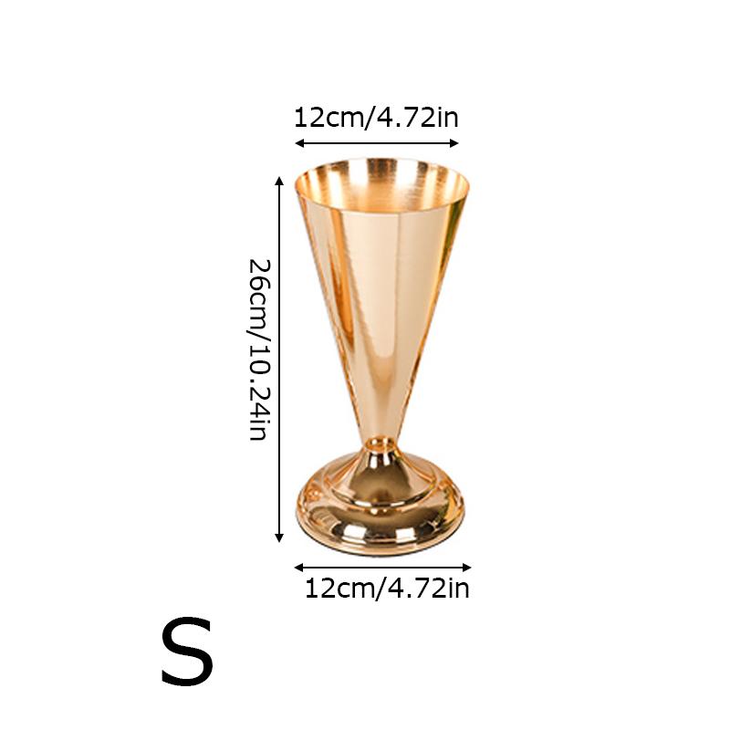 Металлическая подставка для цветов, свадебная ваза, украшение для стола, золотой подсвечник, реквизит для цветочной композиции на вечеринку, домашний декор