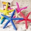 New 5Pcs Artificial Starfish Sea Star Resin Ornament Beach Decor Aquarium Decoration Nautical Home Decor Wedding Decor Random