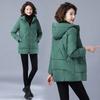 Women Winter Warm Jacket Parkas Female Thicken Coat Cotton Padded Long Hooded Outwear Fashion Loose Women Snow Jacket 4XL