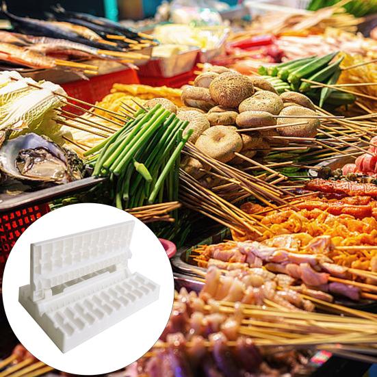 Приспособление для приготовления шашлыка для кебаба 3-в-1 с антипригарным покрытием, инструмент для приготовления кебаба для мяса, овощей, кишечника, простая в использовании ручная машина для изготовления форм для шампуров