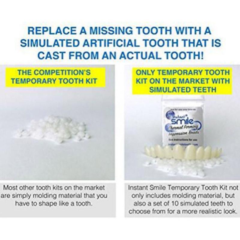 Полиморфус для лепки и установки недостающего зуба в домашних условиях