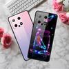 Чехол для телефона Xiaomi 14: Дизайн с разноцветными бабочками, Закаленное стекло, Креативный стиль, Хит продаж
