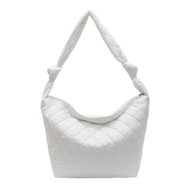 Women's Cloud Pleated Tote Bag Women's Lightweight Large Capacity Crossbody Underarm Bag
