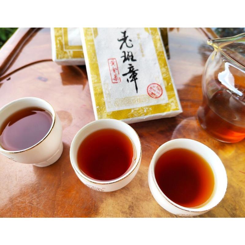 Хороший чай из Юньнани, старый чайный лист Баньчжан, кирпичный старый чай Пуэр из старого дерева, 200 г выдержанного сырого чая Пуэр