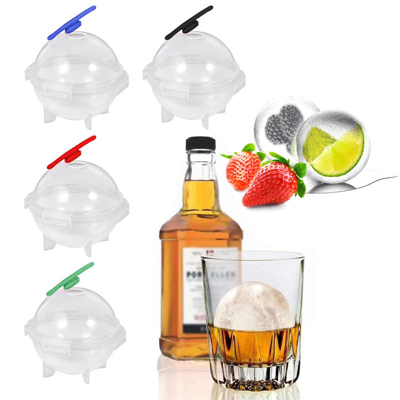 New Ice Hockey Ice Box Molds Sphere Round Ball Ice Cube Makers Bar Party Kitchen Whiskey Cocktail DIY Ice Cream Moulds Ice Mould 6