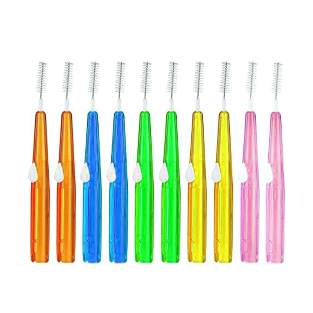 60 шт., зубочистки, межзубные щетки, зубная нить, щетка для гигиены полости рта, дополнительные размеры