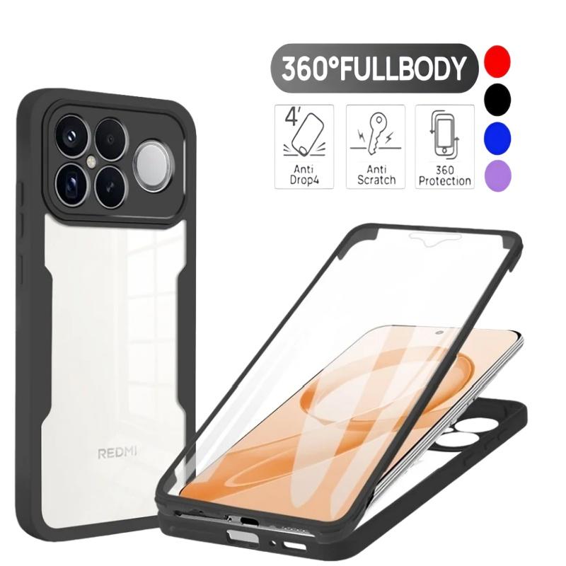360 Полностью защитный противоударный чехол для телефона Xiaomi Poco F8 Pro F8 Ultra Чехол Мягкий силиконовый бампер Чехол для PocoF8Pro PocoF8Ultra 5G