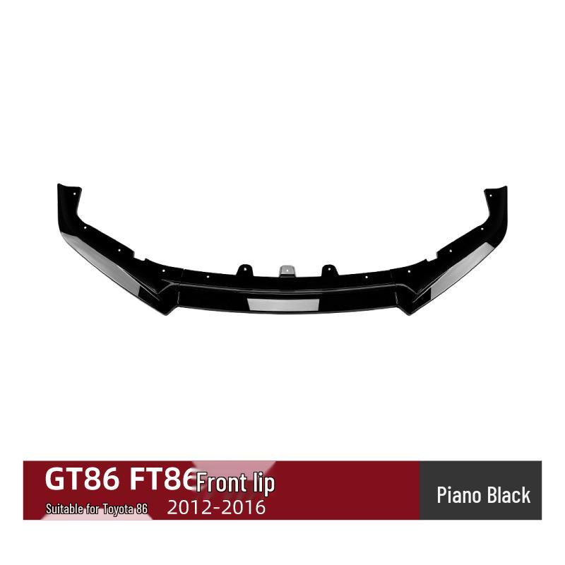 Передний сплиттер-спойлер губы для Toyota 86/GT86/FT86 2012-2016: Модификация внешней отделки