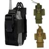 Molle Tactical Radio Pouch Military Walkie Talkie Holder Mag Bag Airsoft Paintball Hunting Waist Belt Bags Phone Case Holster
