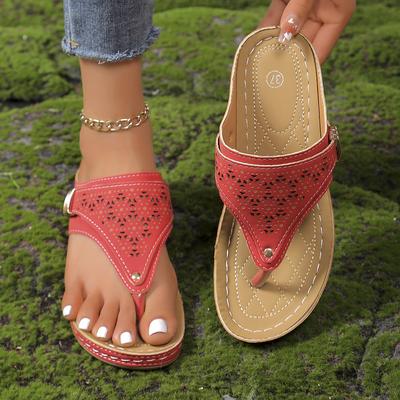 Женские тапочки Летние босоножки на танкетке Нескользящие мягкие туфли на платформе Шлепанцы Модные ортопедические тапочки на платформе Шлепанцы Женские