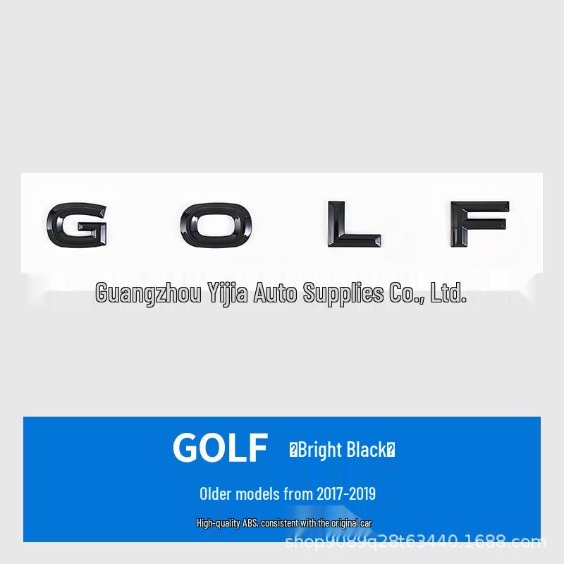 Наклейки с английским логотипом на задний багажник Volkswagen Golf для новых и старых моделей