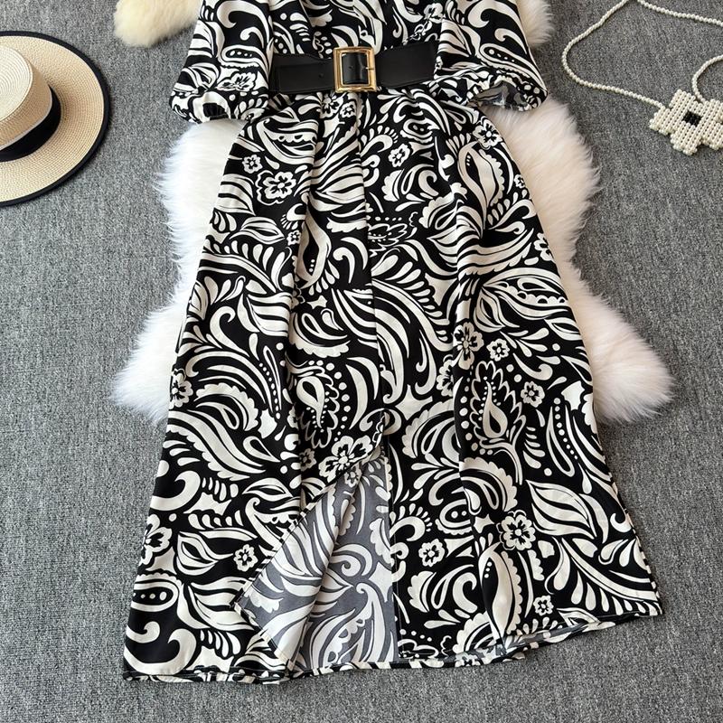 Французский стиль, длинное летнее новое женское платье, высококачественная фактура, изысканное платье с V-образным вырезом