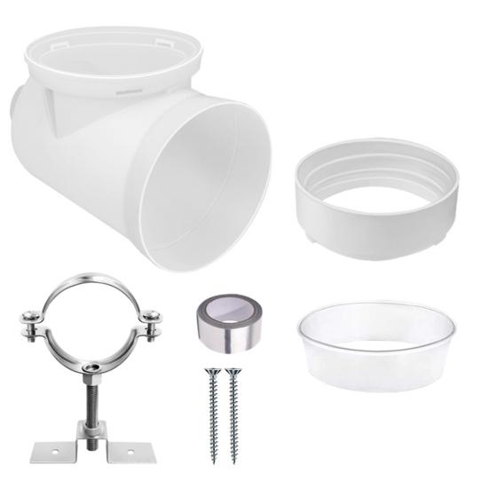 Комплект окон с сухой вентиляцией и вентиляционным шлангом для сушилки Регулируемые вентиляционные панели для оконной сушилки Быстрая установка Надежный комплект оконных вентиляционных отверстий