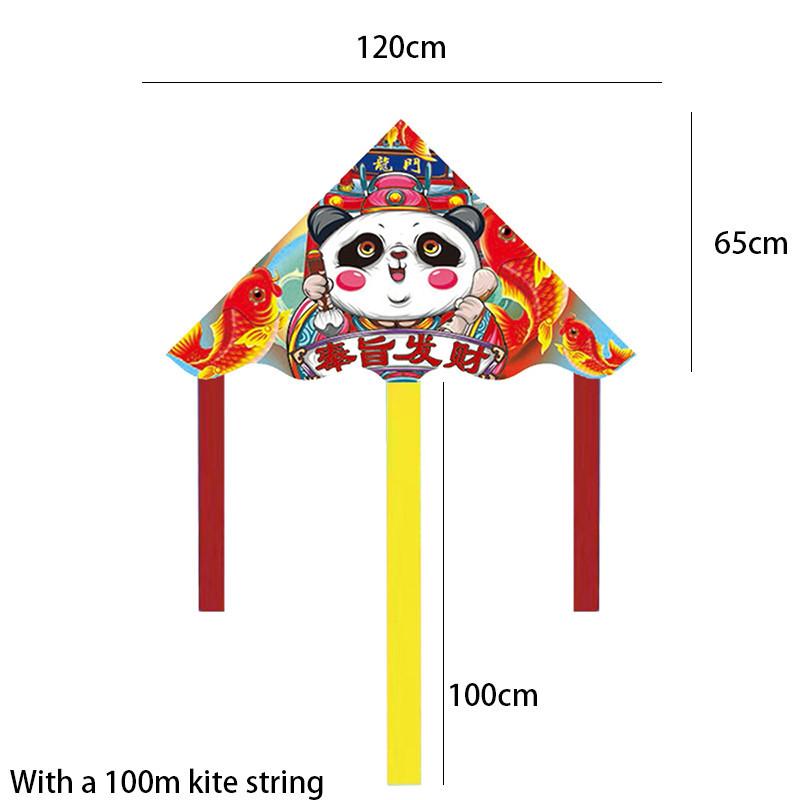 Exquisite Machine-made Panda Kites In Different Sizes Suitable For Various Occasions
