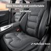 Премиальная Универсальная Подушка на Сиденье Автомобиля из Наппы, Всесезонная, Вентилируемая, Дышащая, Противоскользящая, Улучшение Комфорта для Чехлов на Сиденья Автомобиля