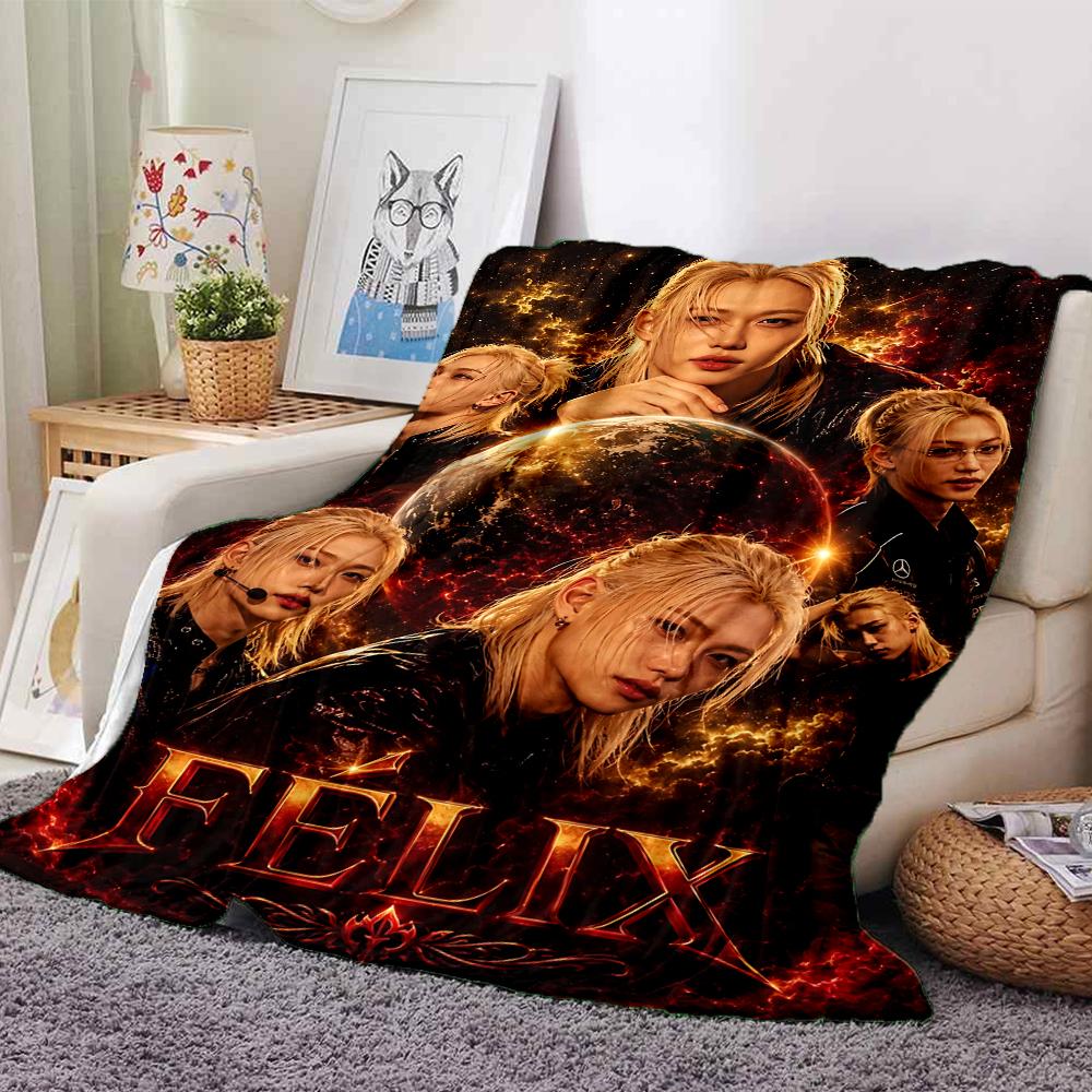 Felix Cosmic Journey Blanket Soft Throw Blanket For Home Bedroom Bed Sofa Travel Office Solid Christmas Blanket