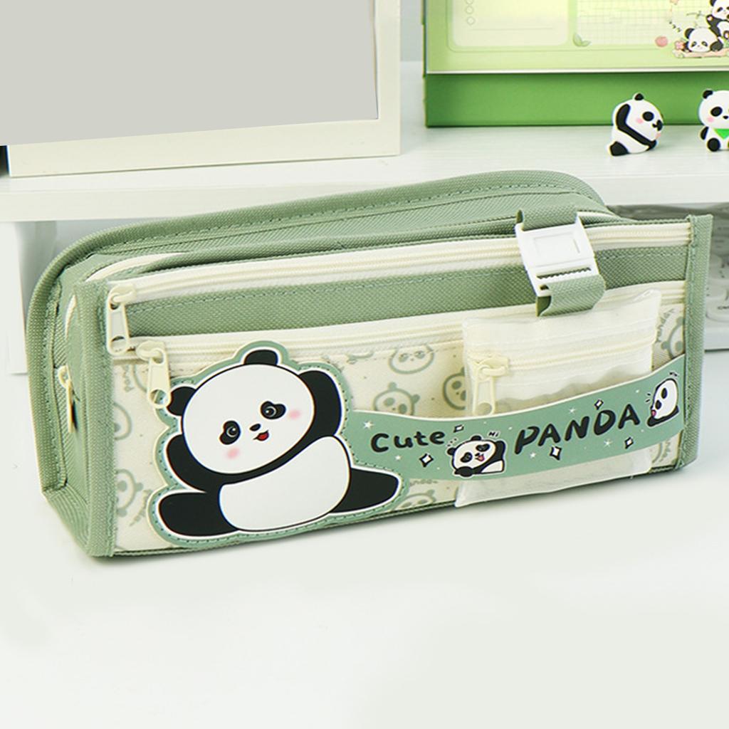 Пенал «Панда» большой емкости, сумка для канцелярских принадлежностей, пенал для маркеров, органайзеры для стола для студентов, девочек и мальчиков