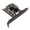 Карта PCIe Type C 10 Гбит/с Высокоскоростная Позолоченный контакт Передний Type E Карта расширения PCIE USB3.2 для