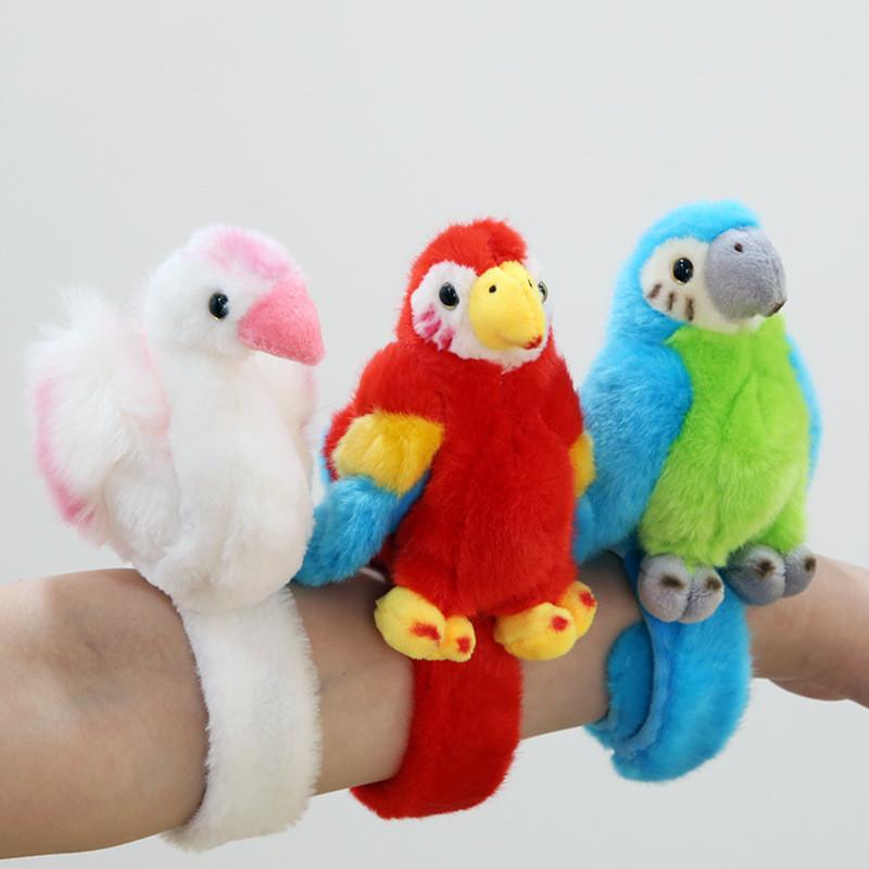Adorable Plush Parrot And Swan Toys With Soft Pp Cotton Filling For Kids Gifts