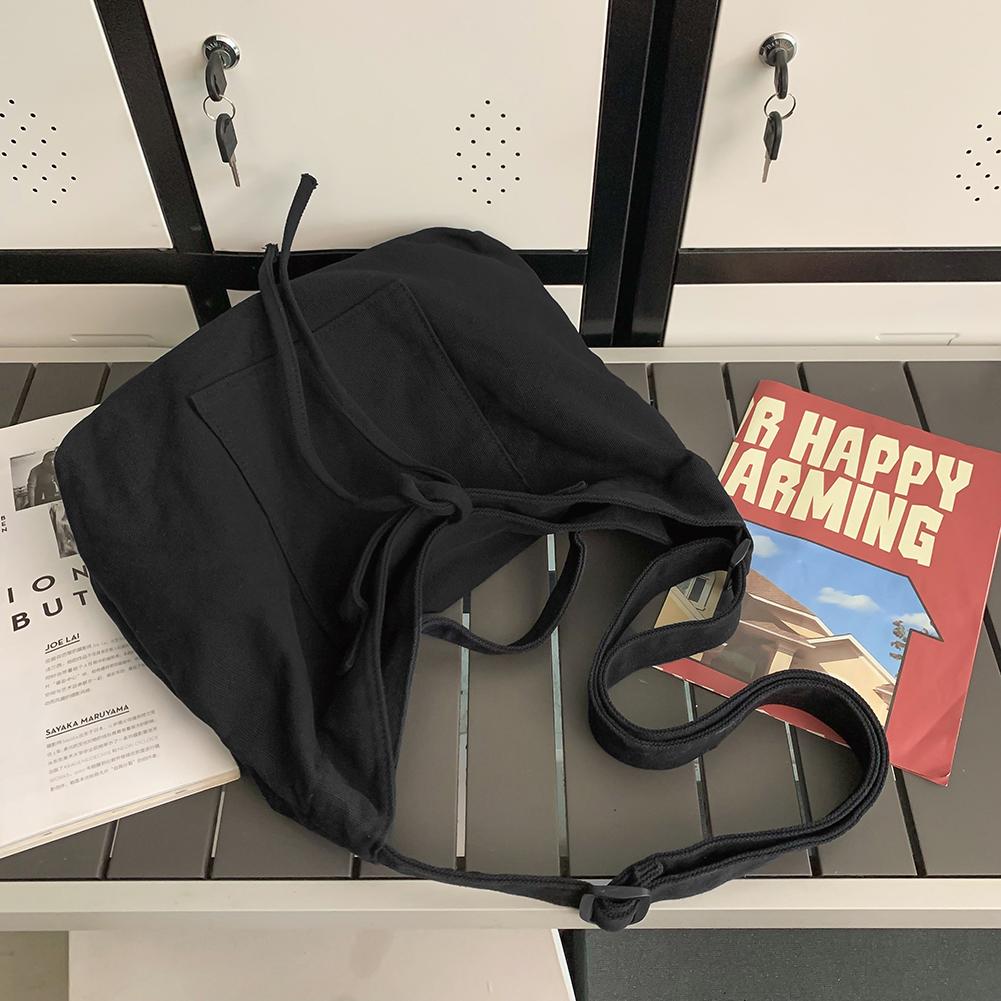 Женская сумка-шоппер, простая модная сумка-хобо на молнии, парусиновая однотонная сумка через плечо, большая вместительная сумка на плечо для женщин и мужчин