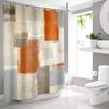 Комплект абстрактных занавесок для душа - водонепроницаемый и устойчивый к плесени декор для ванной комнаты абстрактный водонепроницаемый
