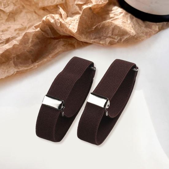 1 пара женских и мужских эластичных повязок на руку, однотонная рубашка с держателем на рукавах, регулируемые манжеты, ленты, аксессуары для одежды