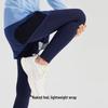 Женские быстросохнущие дышащие спортивные кюлоты - Весенне-летний комплект из двух предметов леггинсов для йоги