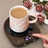 Desktop Cup Heater EU/US Plug Coffee Mug Warmer 3 Gear Thermostatic Coaster For Glass/Ceramic/Metal Cups Electric Heater