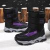 Winter Outdoor Children Boots Princess Elegant Girls Shoes Anti Slip and Waterproof Girl Snow Boots Kids Warm  Plush Boots