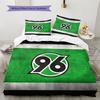 Hannover Football Club  Pattern Bedding Quilt Set  Home Decoration  Gift (1 * duvet cover + 2 * pillowcase  without core)