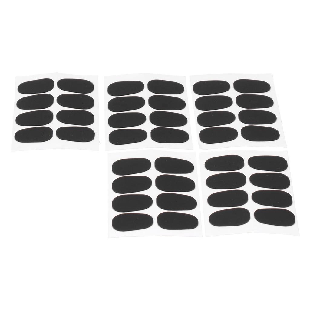 40Pcs Mouthpiece Cushions Patches Pads Accessory for Alto/Tenor Saxophone Clarinet Black0.5mm