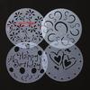 PVC Cake Stencils Birthday Printing Mold Decorating Wedding  Party Kitchen Pastry Tools Accessories