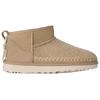 UGG Classic Ultra Mini Biarritz Durable Fashionable Comfortable Ankle Snow Boots Women Boots Khaki 1171538-MDSD